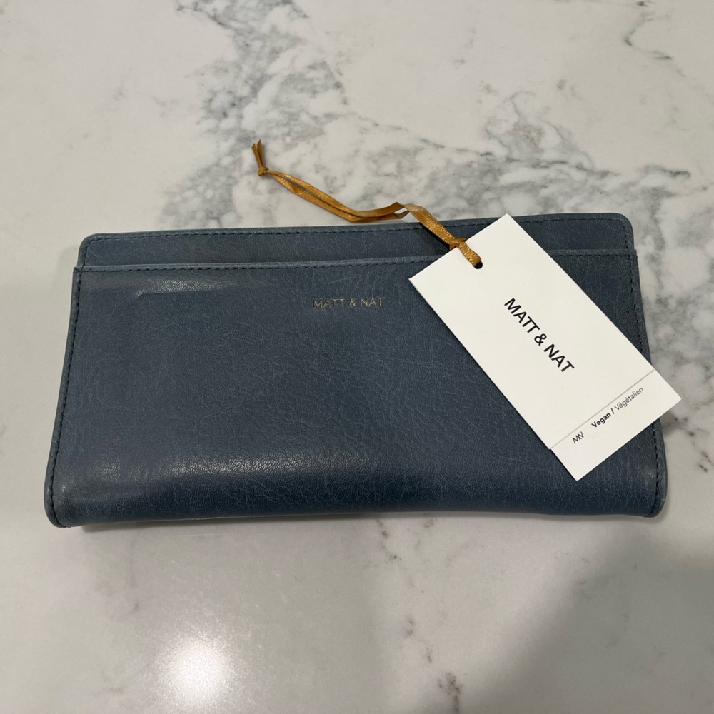 Matt & Nat Slate Blue Wallet